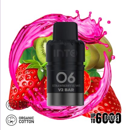 INTO V2 POD (Compatible IGET Bar Plus) Straberry Kiwi - LocalCigSupplies Australia