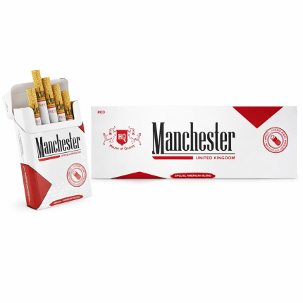 Manchester Flow Filter Red （Carton） - LocalCigSupplies Australia